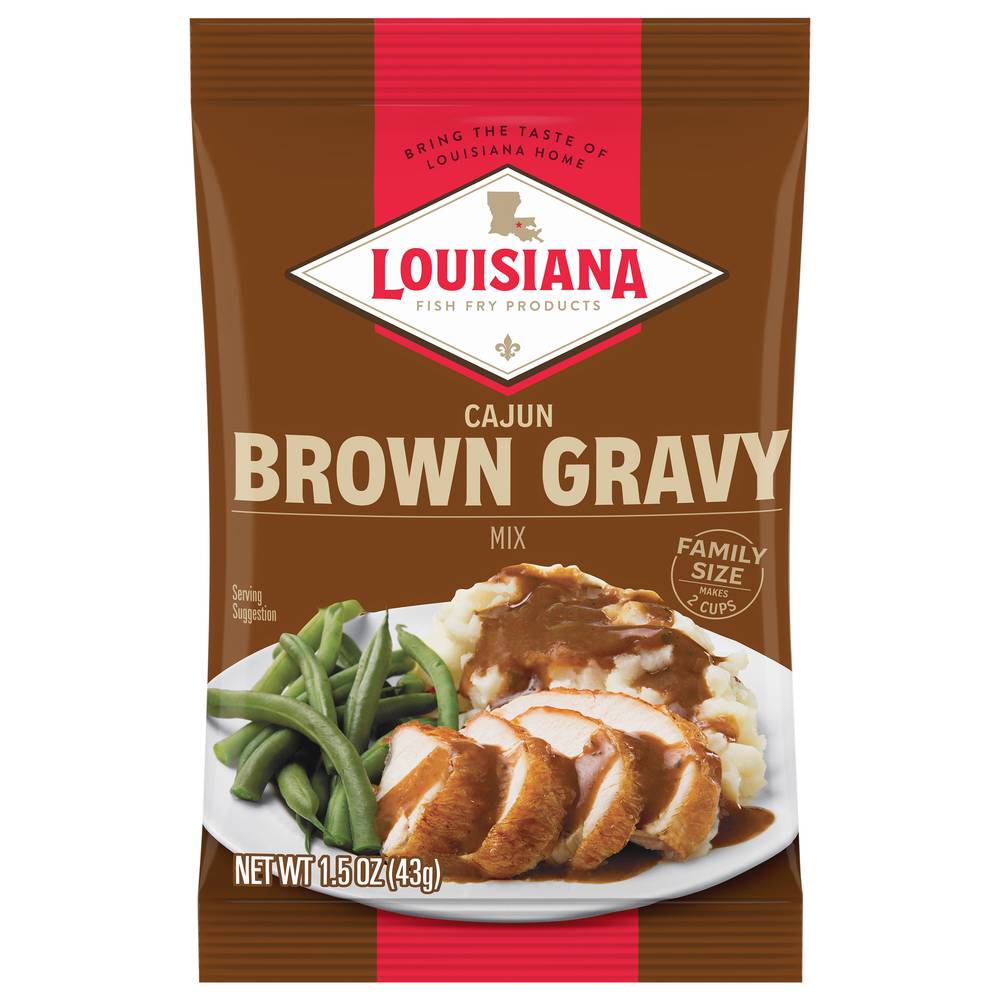 Louisiana Fish Fry Products Louisiana Fish Fry Brown Gravy Mix (1.5 oz)