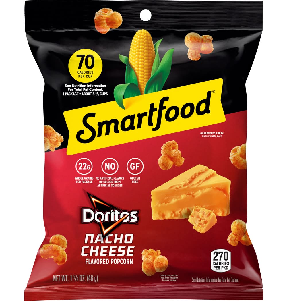Smartfood Doritos Popcorn, Nacho Cheese (1.62 oz)