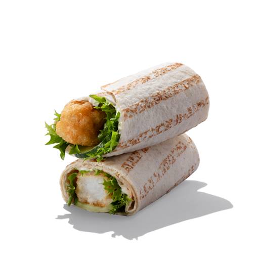 Fish Finger Wrap with Mayo