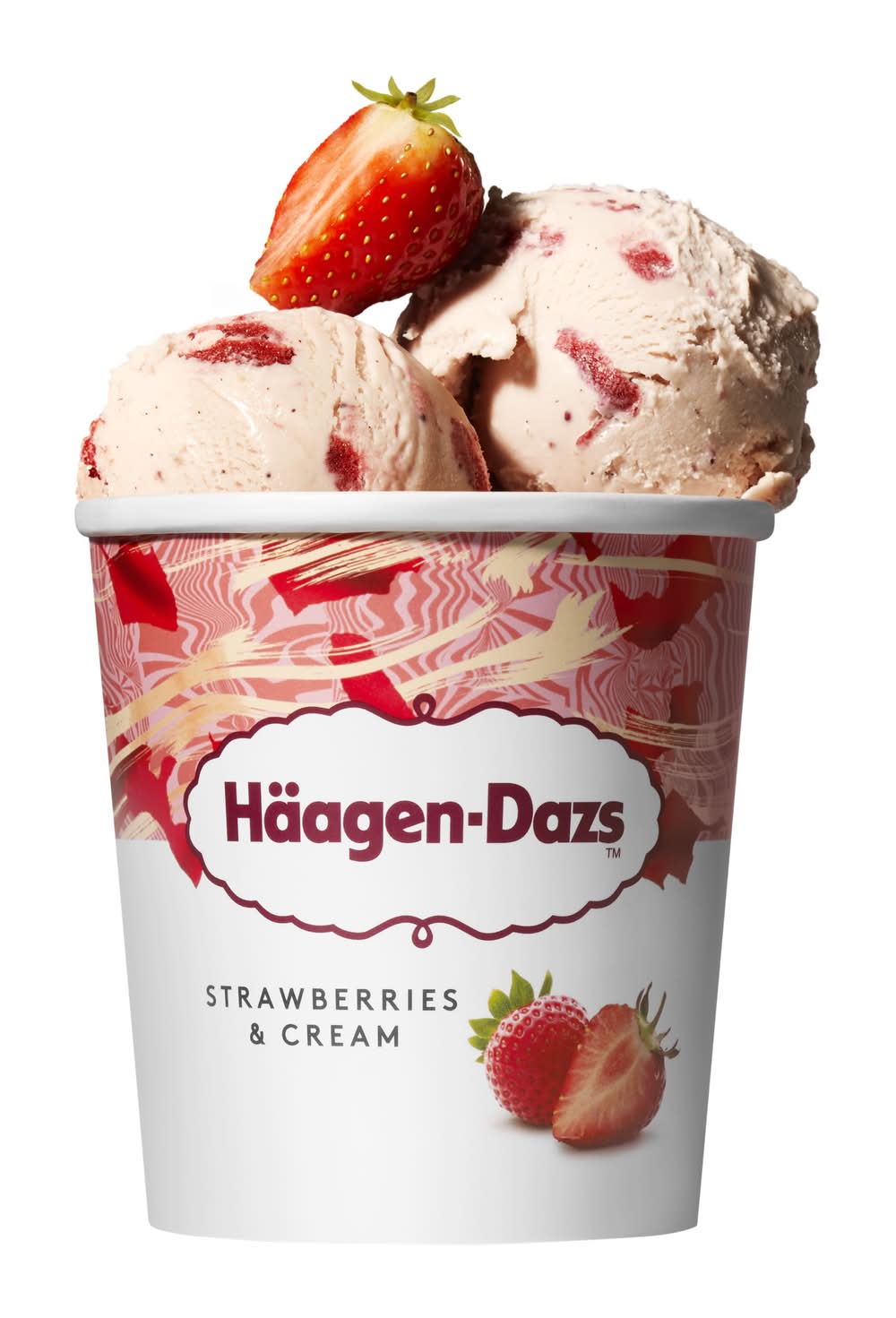 Haagen Dazs Strawberries & Cream Ice Cream 457mL
