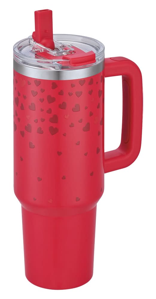 Adventuridge 40 oz Thirst Crusher Tumbler - Hearts