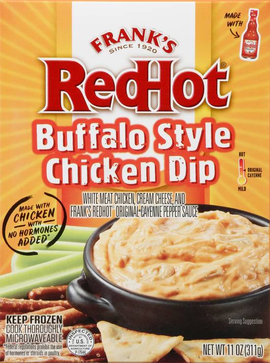 Frank's Red Hot Buffalo Style Frozen Chicken Dip
