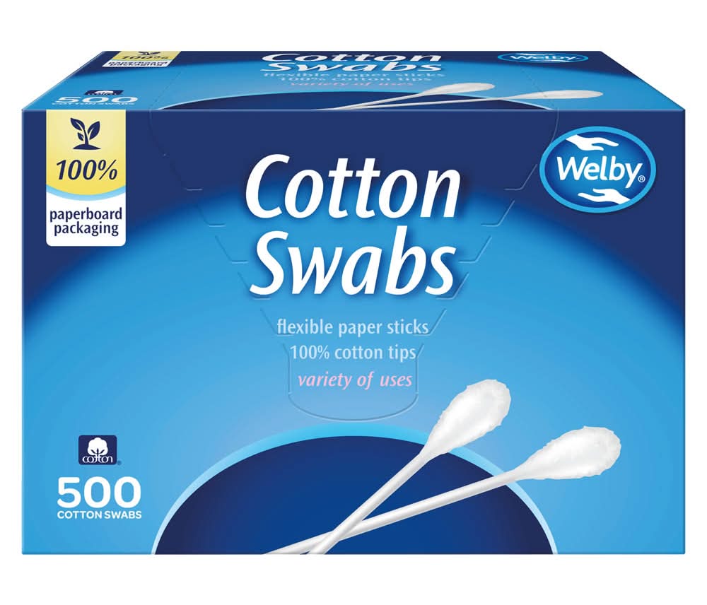 Welby Cotton Swabs (500 ct)