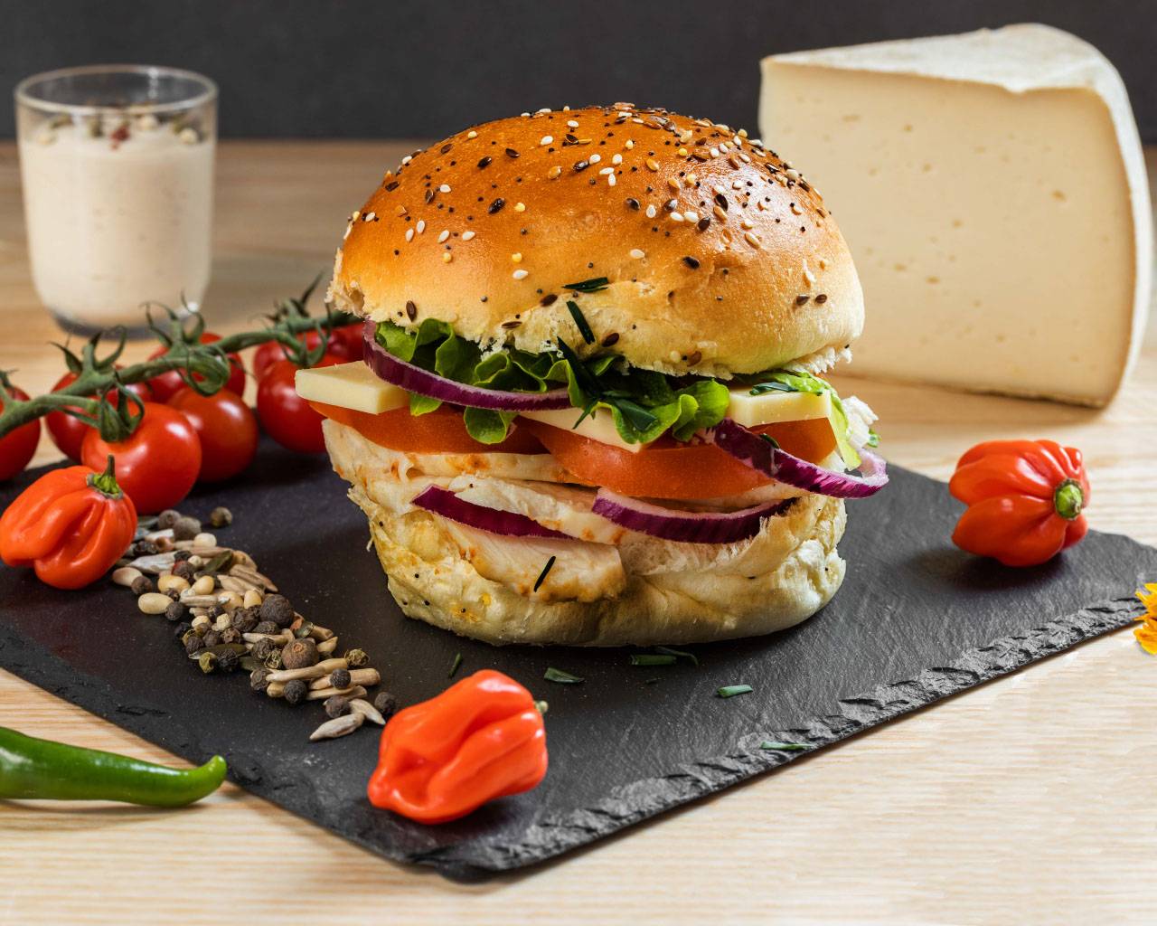 🍗🍔 Burger du pion