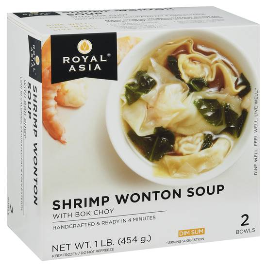 Royal Asia Shrimp Wonton Soup With Bok Choy (2 ct)