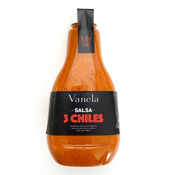 Vanela · Salsa 3 chiles (500 g)