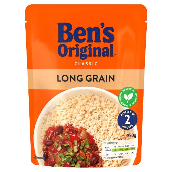 Bens Original Long Grain Microwave Rice 220g