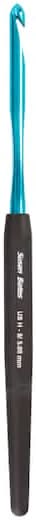 Susan Bates Silvalume Soft Ergonomic Aluminum Crochet Hook, H8/5mm