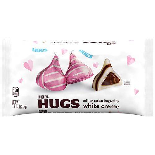 Order Hershey's Candy, Valentine's Day, Bag Milk Chocolate Hugged by White Creme - 7.8 oz food online from Walgreens store, Maywood on bringmethat.com