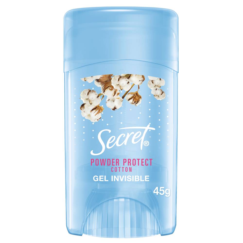 SECRET · Antitranspirante powder protect cotton (45 g)