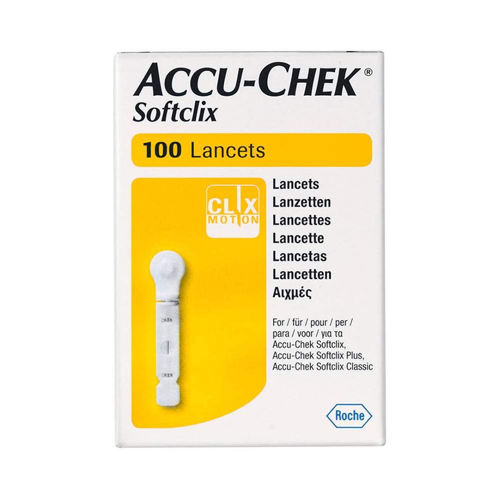 Accu-chek lancetas softclix (caja 100 piezas)