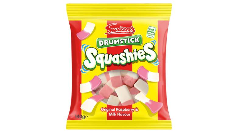 Swizzels Drumstick Squashies Original Raspberry & Milk Flavour 140g
