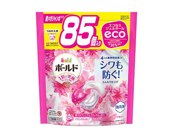 366983：P&G ボールドジェルボール４Ｄ華やかプレミアムブロッサムの香り超メガ 85コ / P&G Ariel Gel Ball The Scent Of Premium Blossom(85 Pieces)