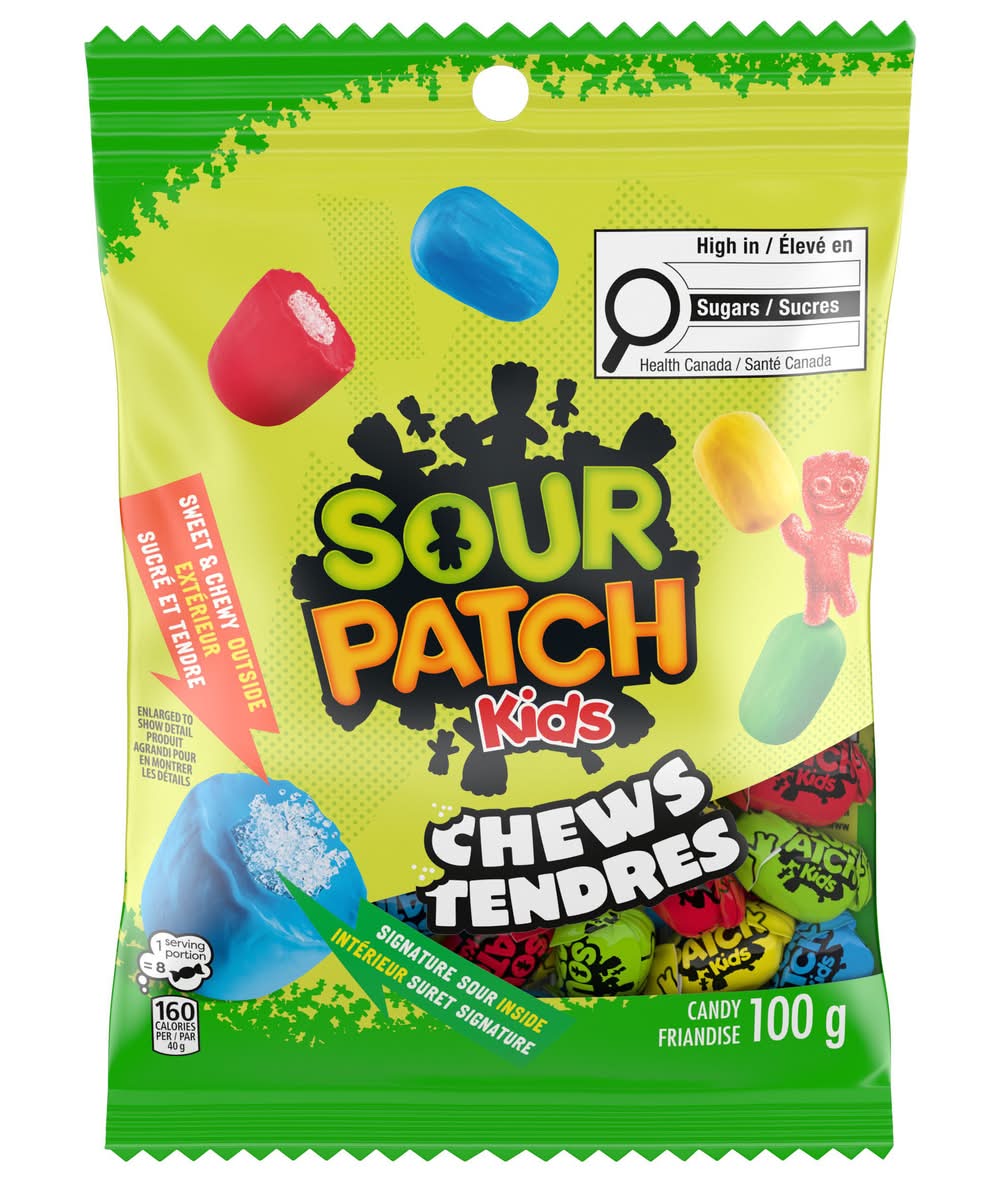 Maynards Bassetts Sour Patch Kids Chews (100 g)