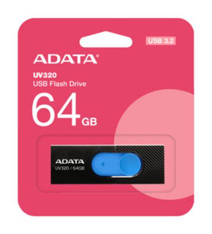 ADATA威剛 UV320 64G/U3/黑 隨身碟