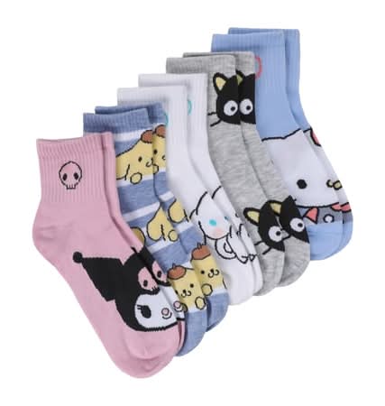 Juniors Licensed Socks 5-Pairs Kuromi