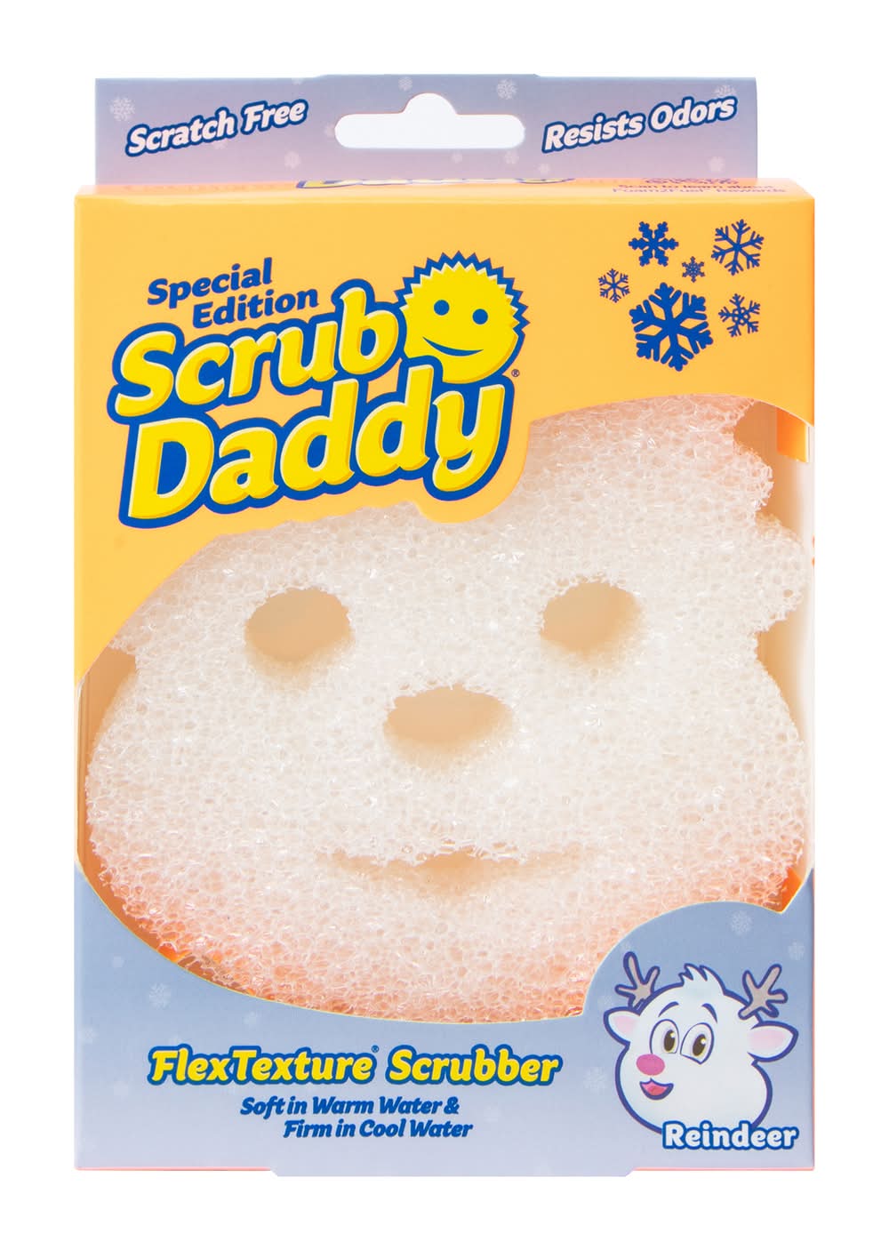Scrub Daddy® Special Edition Reindeer FlexTexture® Scrubber Reindeer