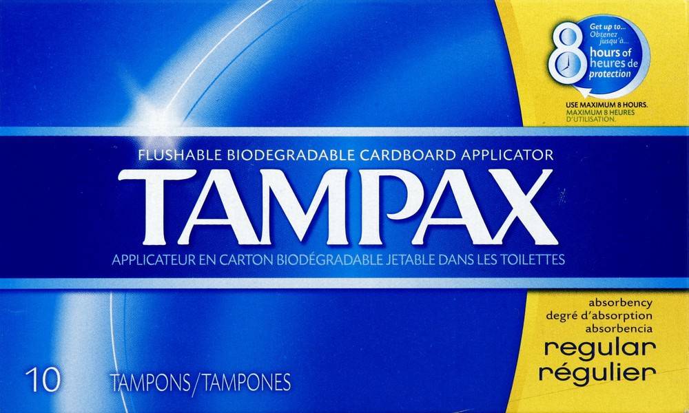 Tampax Regular Absorbency Tampons (2.6 oz)