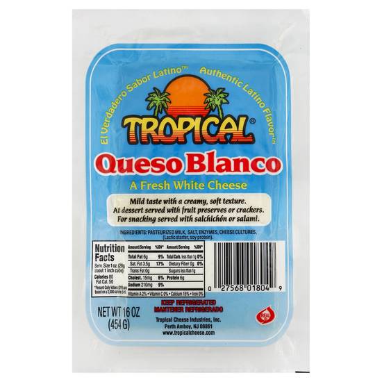 Tropical Fresh White Cheese