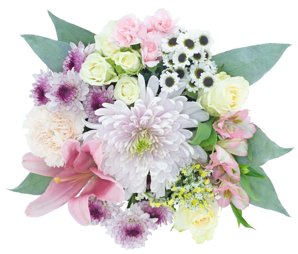 Bloom Haus™ Cherry Blossom Bouquet - Pink / White / Lavender