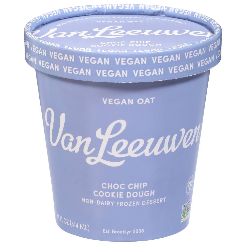 Van Leeuwen Non Dairy Frozen Dessert, Choc Chip Cookie Dough (14 fl oz)