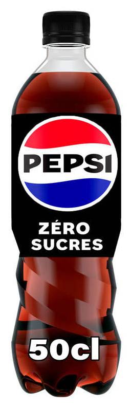 Pepsi Max Boisson Gazeuse Aromatisée Zéro Sucre Frais Pet 50cl