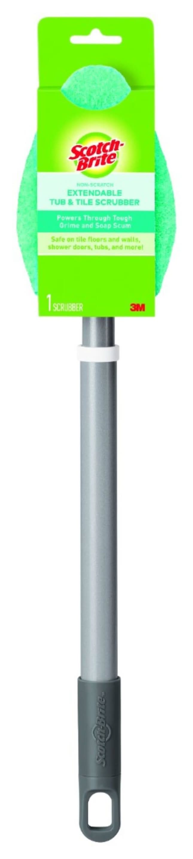 Scotch-Brite Shower Scrubber Poly fiber Stiff Tile and Grout Brush