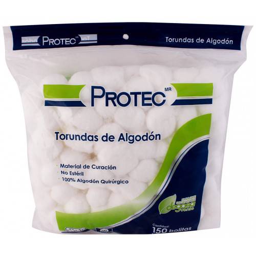 Protec · Torundas de algodón