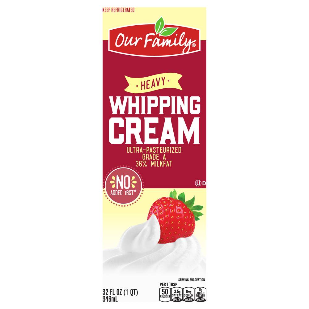 Our Family Heavy Whipping Cream (2 lbs)