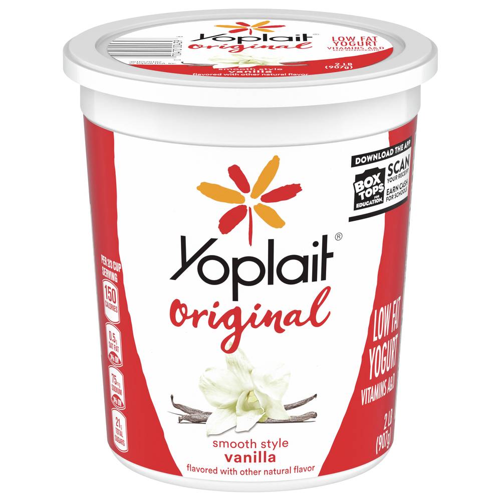 Yoplait Original Low Fat Smooth Style Vanilla Yogurt (2 lbs)