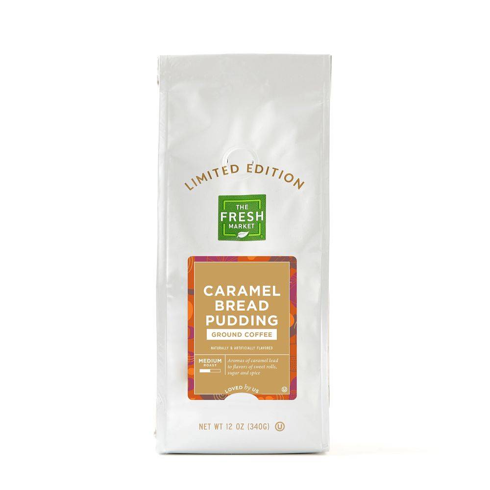 The Fresh Market Caramel Bread Ground Coffee (12 oz)