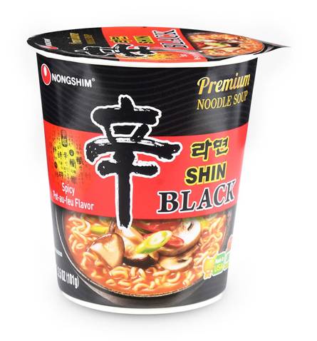 Nongshim Premium Noodle Soup Shin Black Cup (101 g)