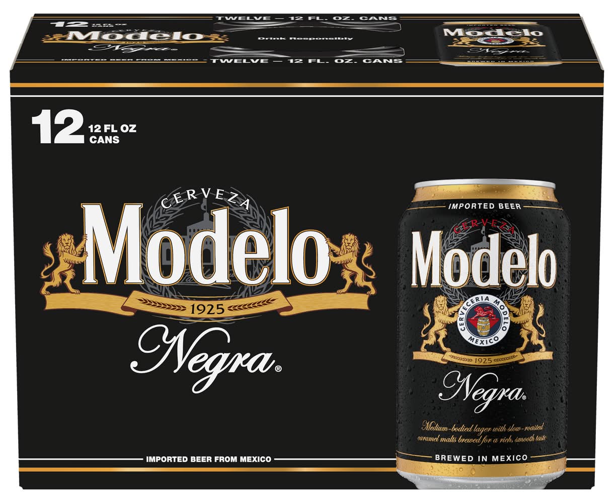 Modelo Negra Dunkel Lager Mexican Import Beer (12 x 12 fl oz)