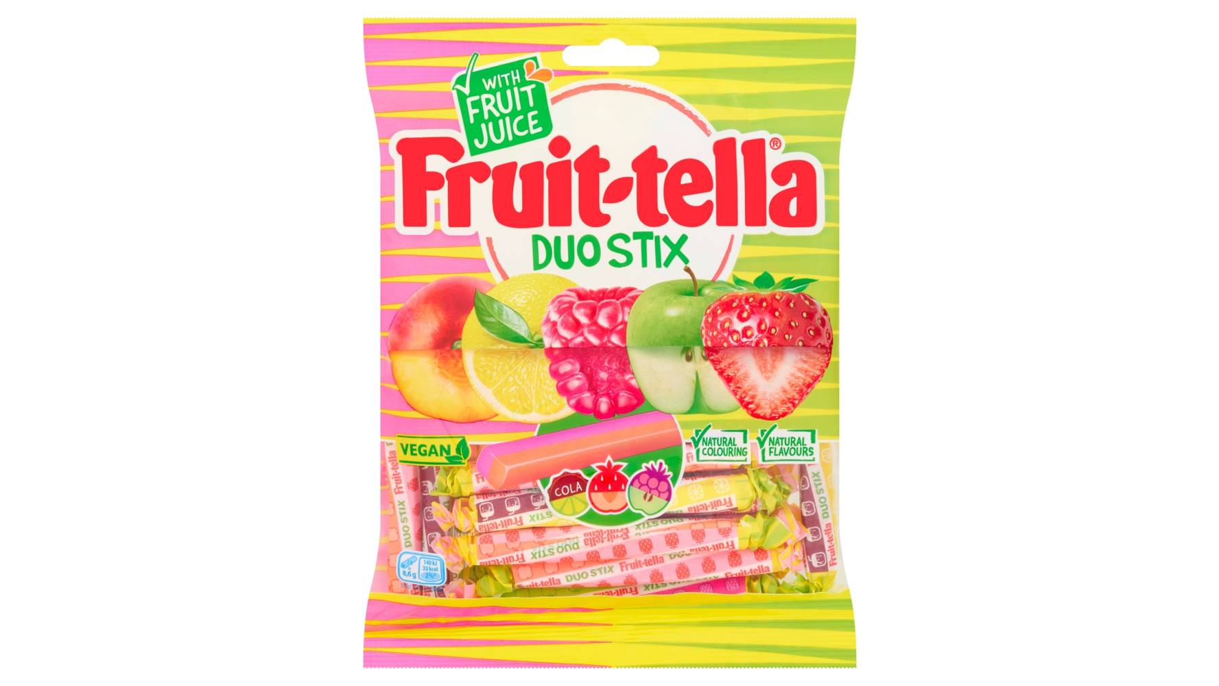 Fruit-tella Duo Stix 160g