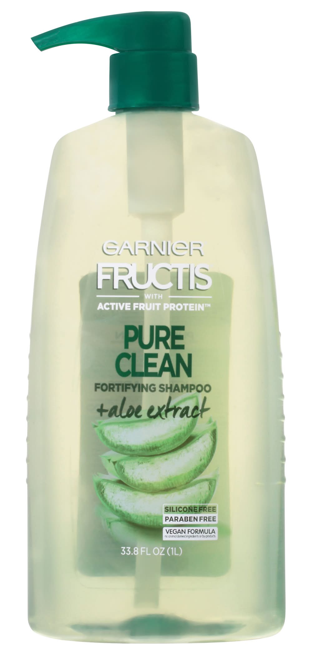Garnier Fructis Pure Clean Fortifying Shampoo, With Aloe and Vitamin E Extract (33.8 fl oz)