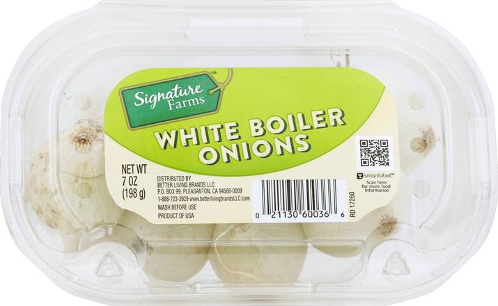 Signature Farms White Boiler Onions (7 oz)