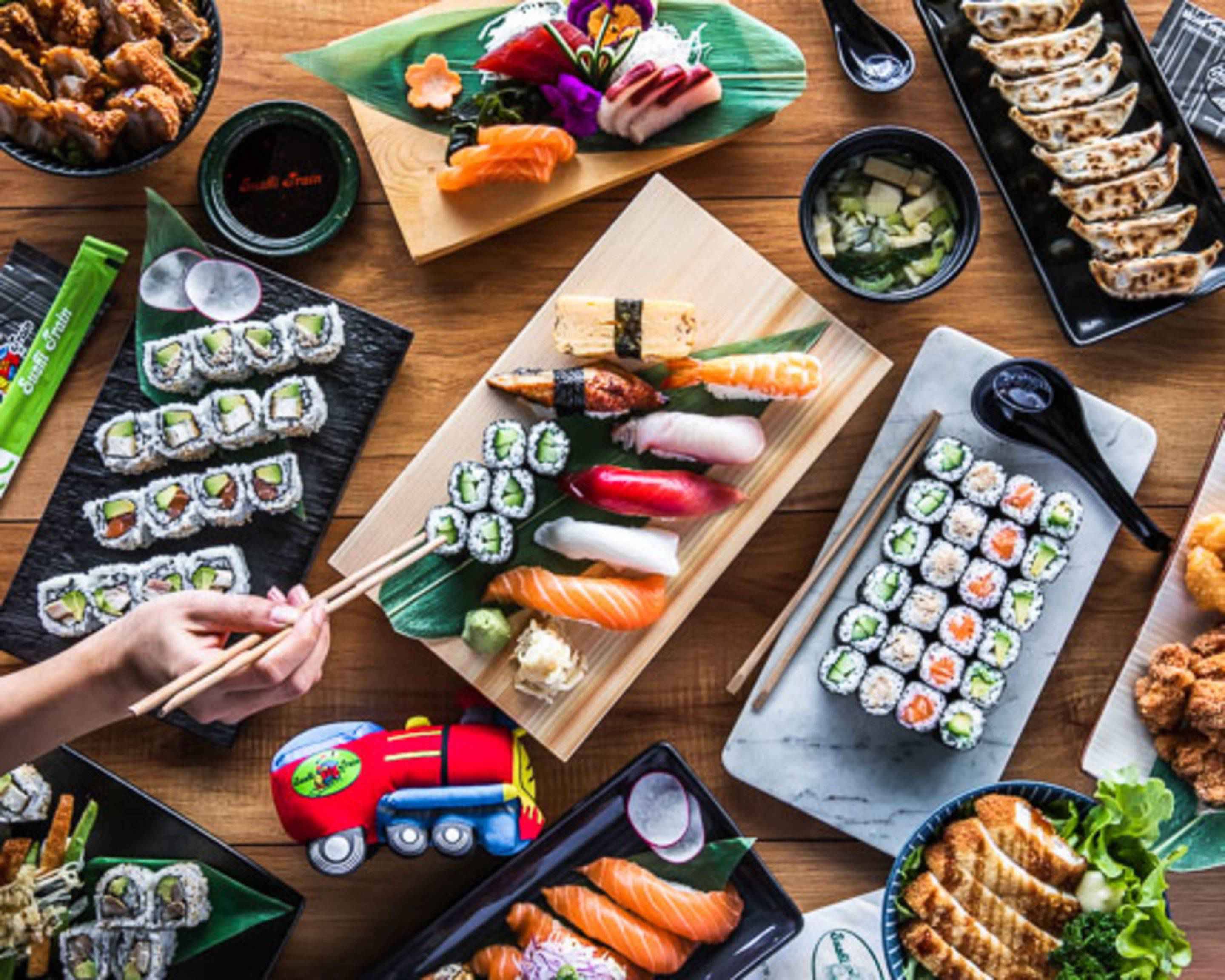 Order Sushi Train (Viaduct) delivery online Auckland Takeaway menu