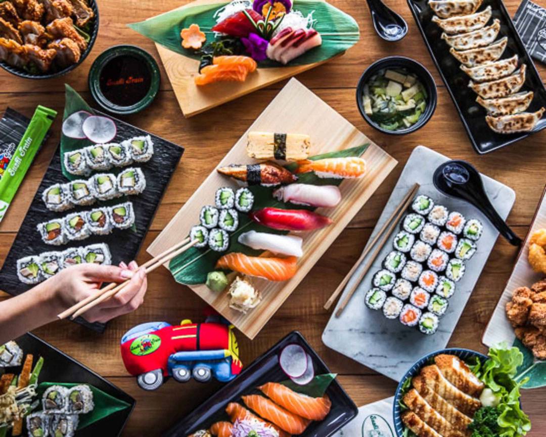 Order Sushi Train (Viaduct) delivery online Auckland Takeaway menu