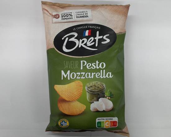 Chips pesto mozzarella  Bret's 125 g