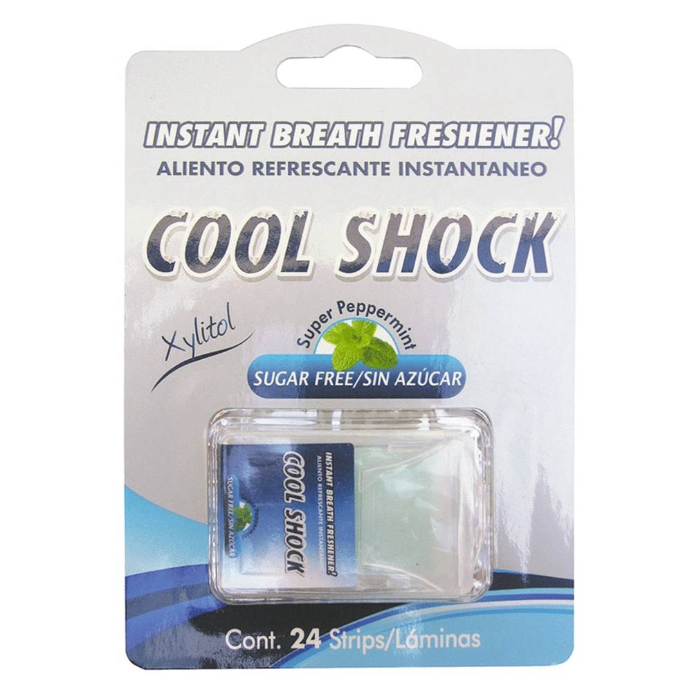 Cool shock láminas bucales sin azúcar (24 piezas)