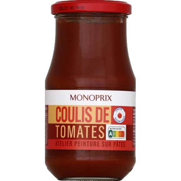 Monoprix Coulis De Tomates Le Pot De 420G