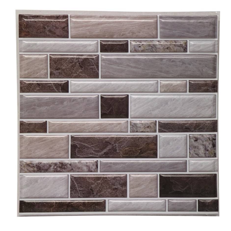 Tool Bench Self Adhesive Wall Tile, 12 in, Assorted