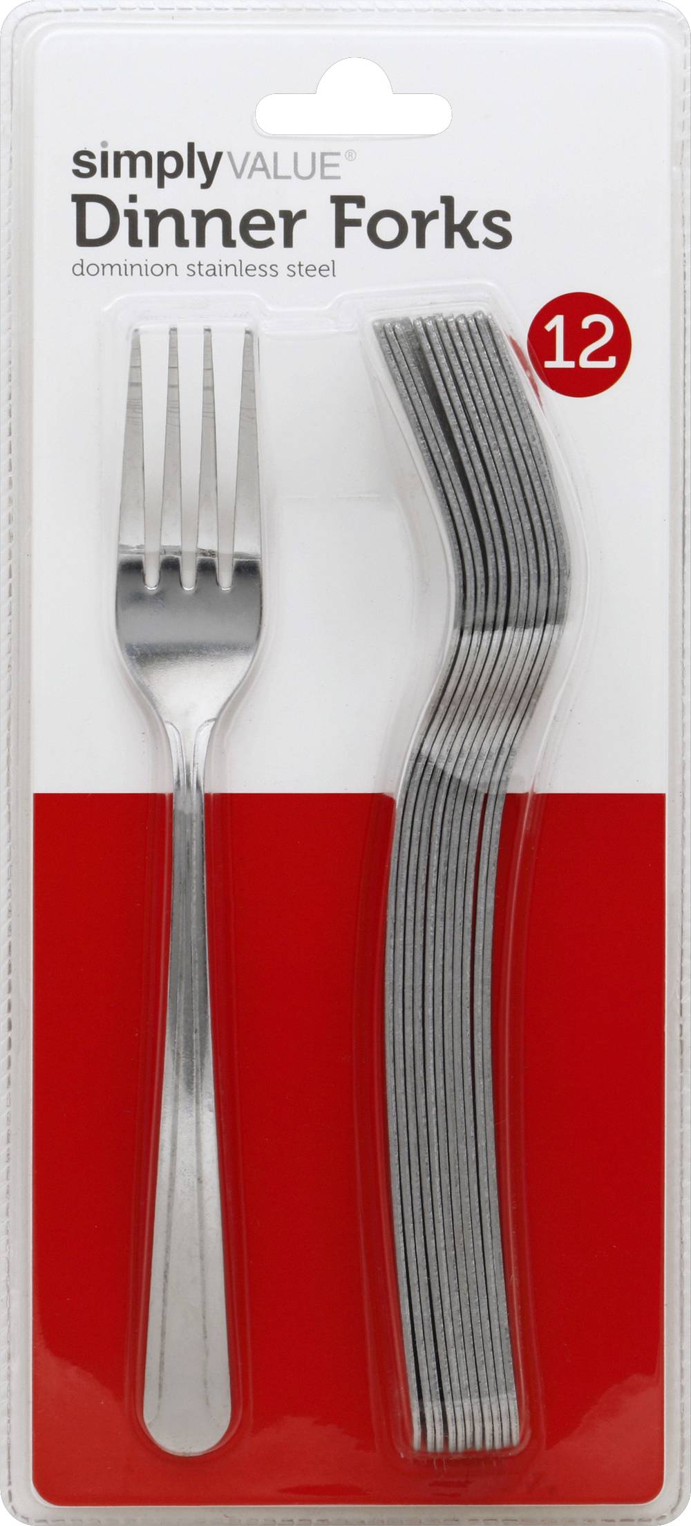 Simply Value Dominion Stainless Steel Dinner Forks