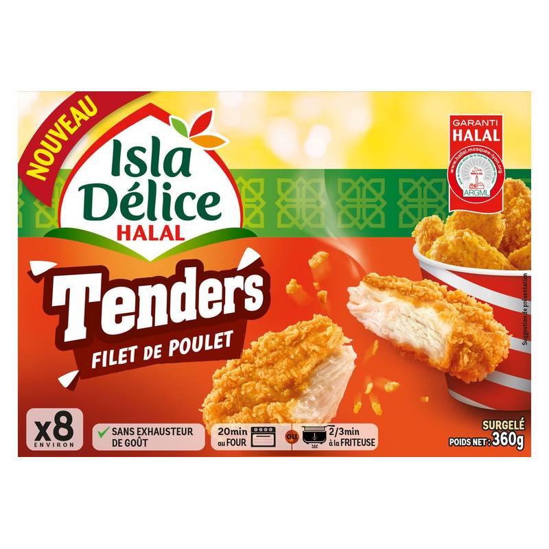 Isla Délice - Tenders de filet de poulet halal (360g)