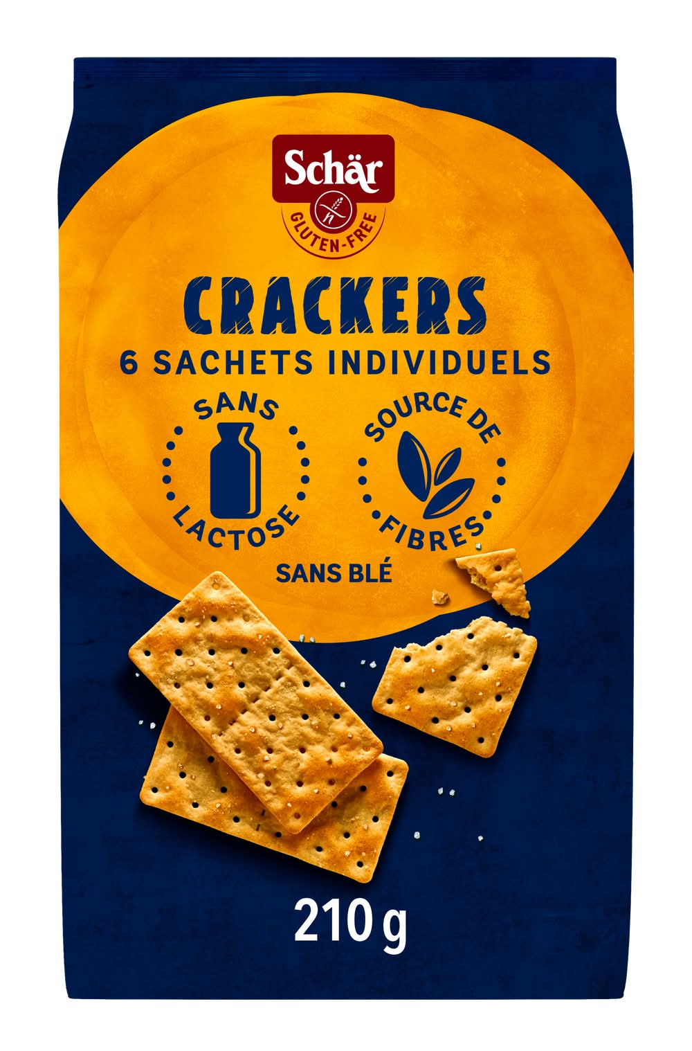 Schär - Crackers nature sans gluten (210g)