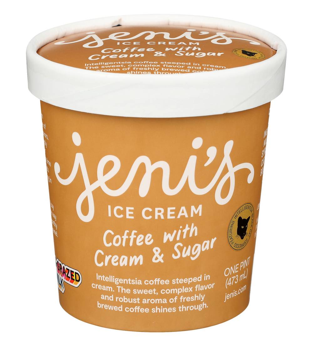 Jeni's Coffee With Cream & Sugar Ice Cream, Sweet (1 pint)