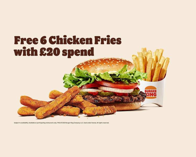 Burger King (Castleford) Menu Takeaway in Leeds Delivery menu