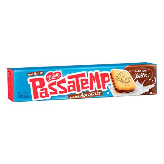 Nestlé Biscoito Passatempo recheado sabor chocolate (150g)