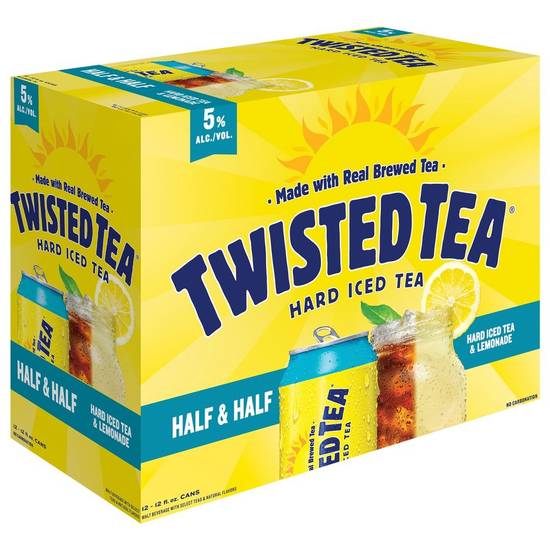 Twisted Tea Half & Half Hard Iced Tea and Lemonade Beer (12 ct, 12 fl oz)