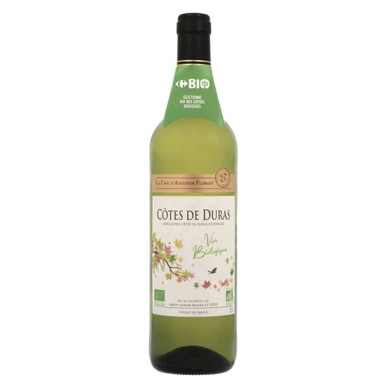 La Cave D'augustin Florent - Vin blanc bio AOC côtes de duras (750 ml)